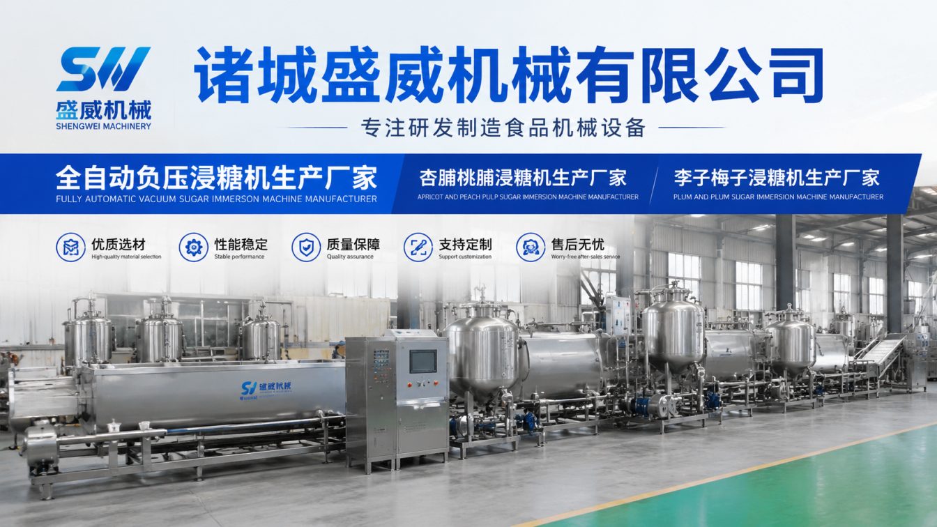 西宁为果脯加工提供负压浸糖方案